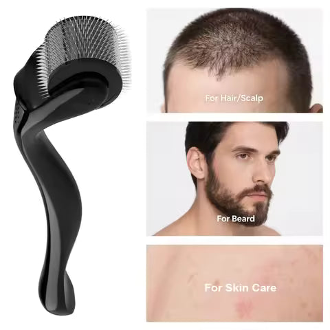 540 Derma Roller for Hair and Beard Growth 0.2/0.25/0.5mm Microneedle Anti Acne Face Skin Care Tool Dermaroller Face Roller