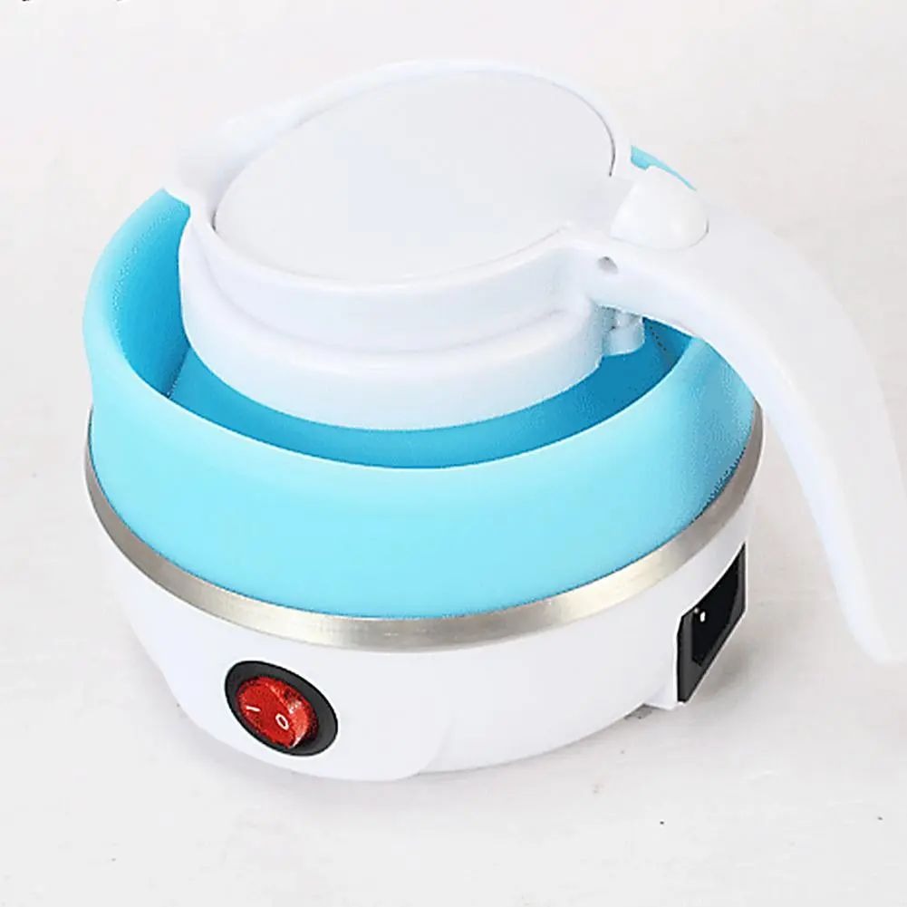 Foldable Kettle Coffee Pot Tea Kettle 1L Electric Space-saving ABS Camping Home Travel Outdoor Heating Hot Water Cup
